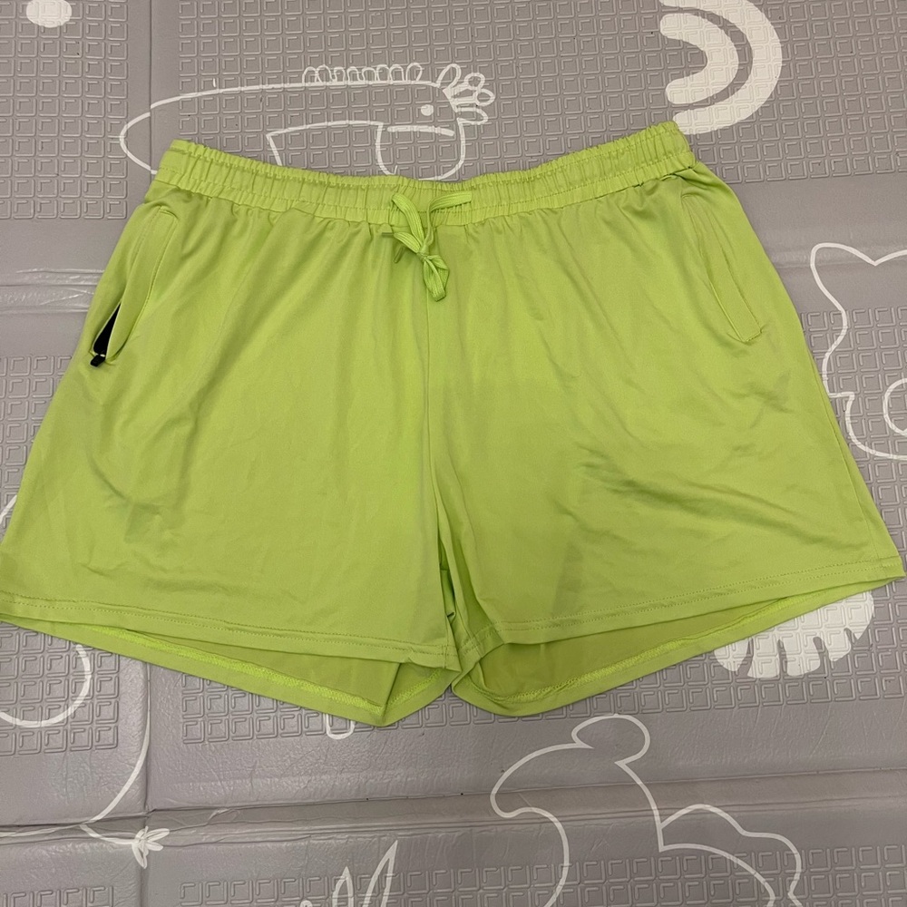 Real Essentials Women's Dry-Fit Shorts with Zipper Pockets